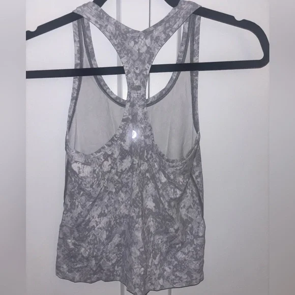 Lululemon Racerback Tank Top - Grey Pattern - Picture 2 of 2
